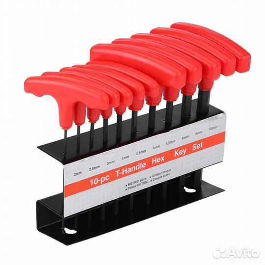 Набор ключей шестигранников Kenli KL-9807T 2-10 мм