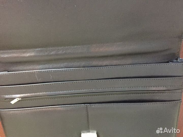 Мужской кожаный портфель petek