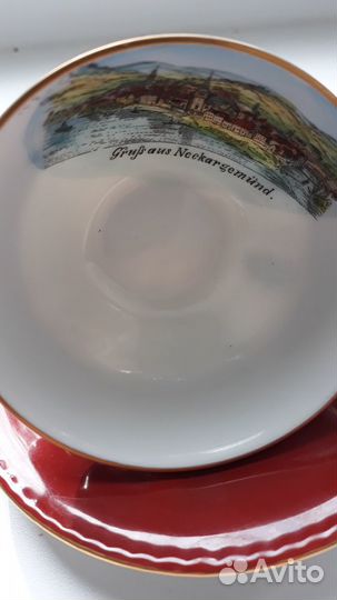 Фарфоровая кофейная пара. Германия. Винтаж