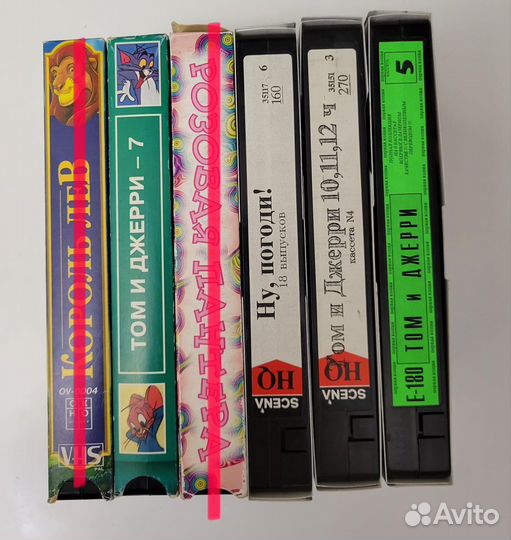 Видеокассеты мультфильмы