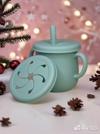 Силиконовая детская посуда