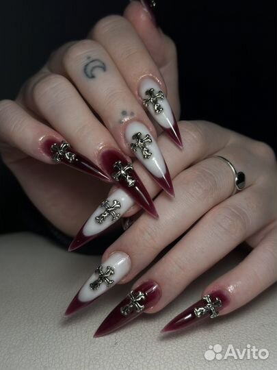 Маникюр, наращивание, crazy наращивание, гель-лак