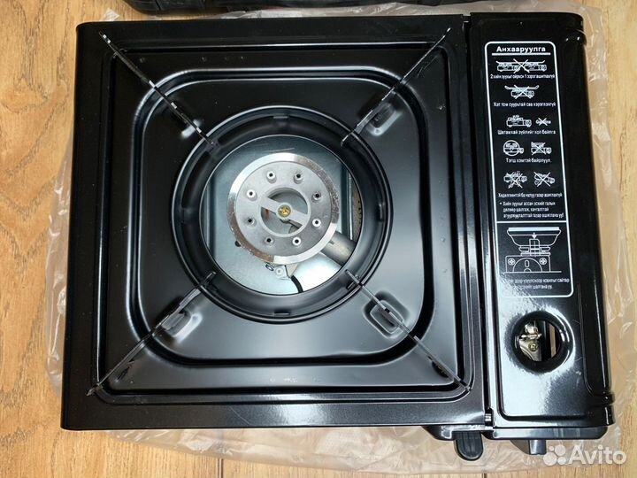 Плитка газовая туристическая под газовый баллон