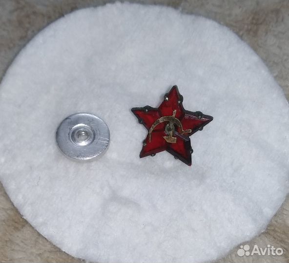 Знак СССР рубиновая звезда ркка