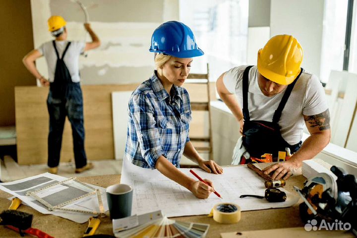 Ремонтные работы, в кредит