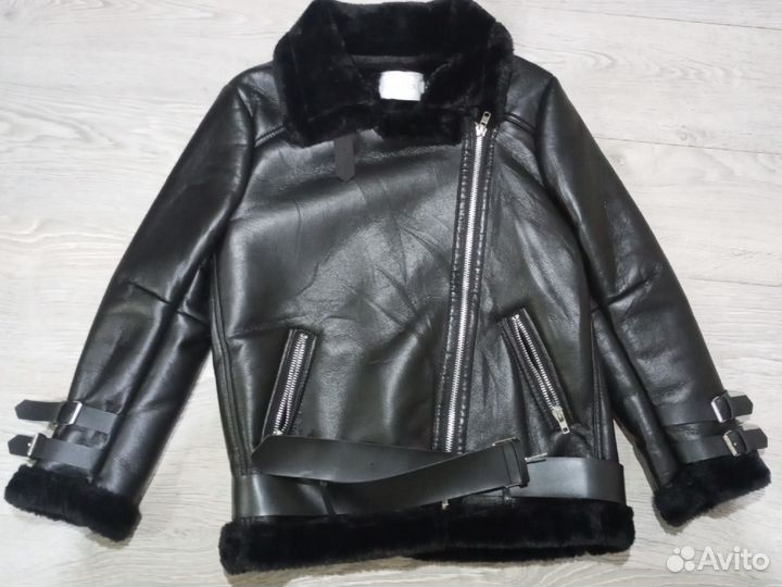 Дублёнка-косуха женская зимняя