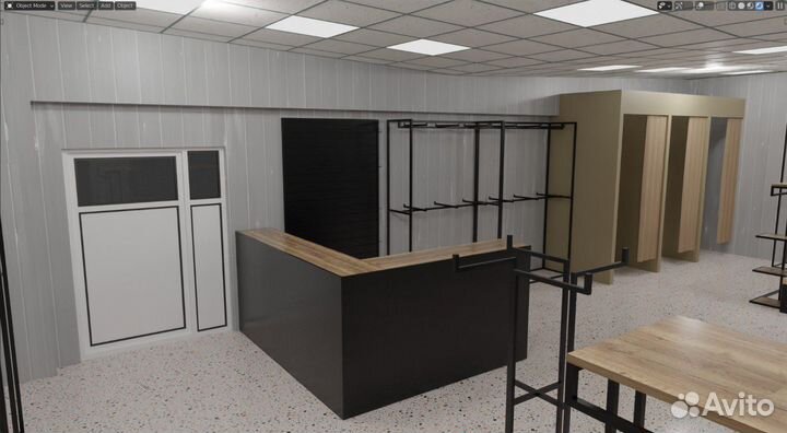 Торговое оборудование для магазина одежды