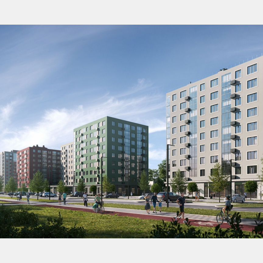1-к. квартира, 44,8 м², 8/12 эт.
