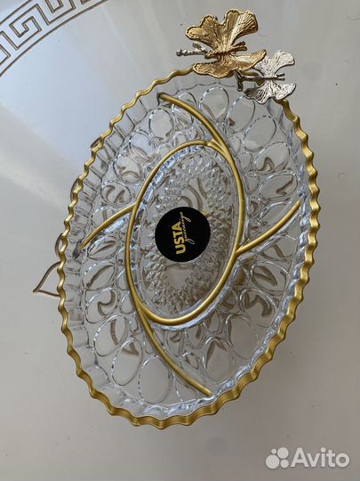 Менажница с бабочками