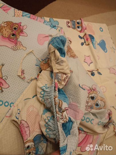 Бортики(+пододеяльник, простынь, наволочка)