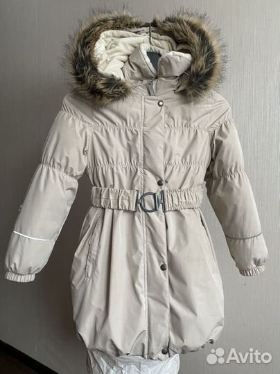 Пуховик зимний Lenne 128 для девочки