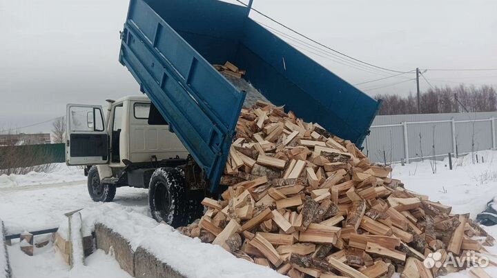 Дрова березовые колотые сухие