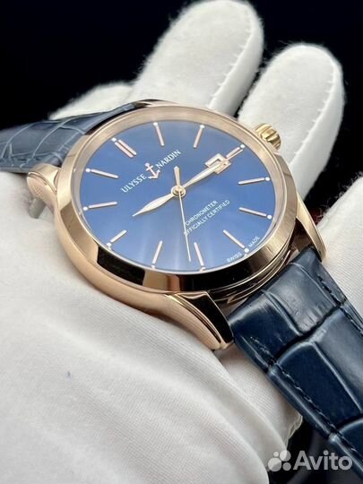 Наручные часы мужские Ulysse Nardin (Miyota) синий