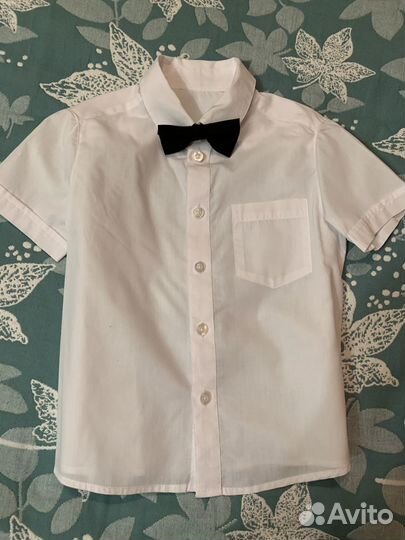 Белая рубашка Пеликан рост 110 см
