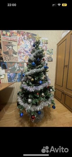 Новая елка искусственная 210см