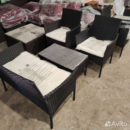 Мебель из искус-го ротанга, садовая мебель