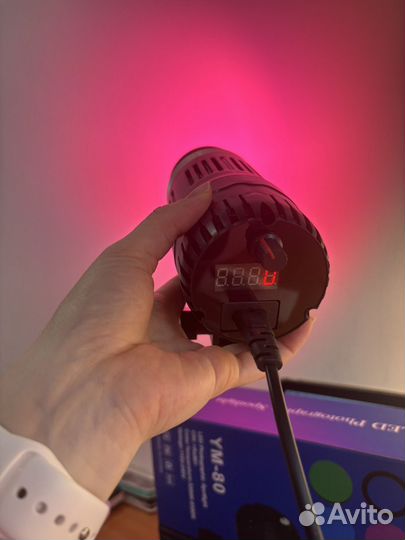 Видеосвет RGB YM 80 на штативе 2 метра