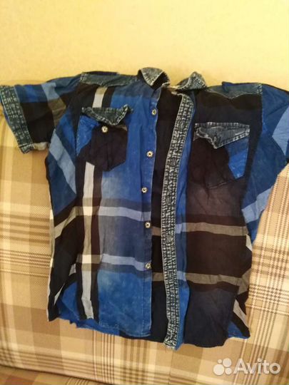 Джинсовая рубашка