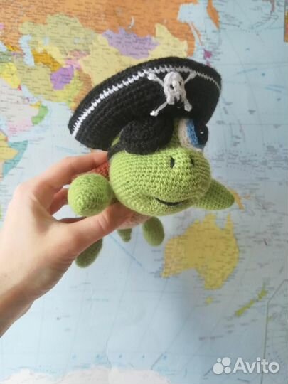 Вязаная игрушка Черепаха