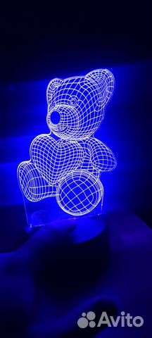 3d светильник ночник