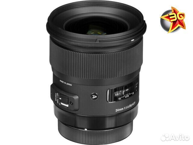 Объектив Sigma AF 24mm f/1.4 DG HSM Nikon F