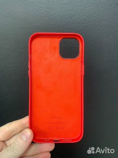 Кожаный чехол iPhone 14Plus