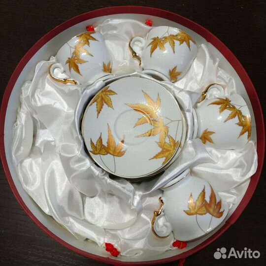 Японский Кофейный набор сервиз yamasen gold