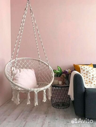 Качели подвесные с подушкой