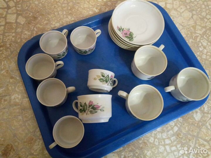 Блюдца и чашки СССР