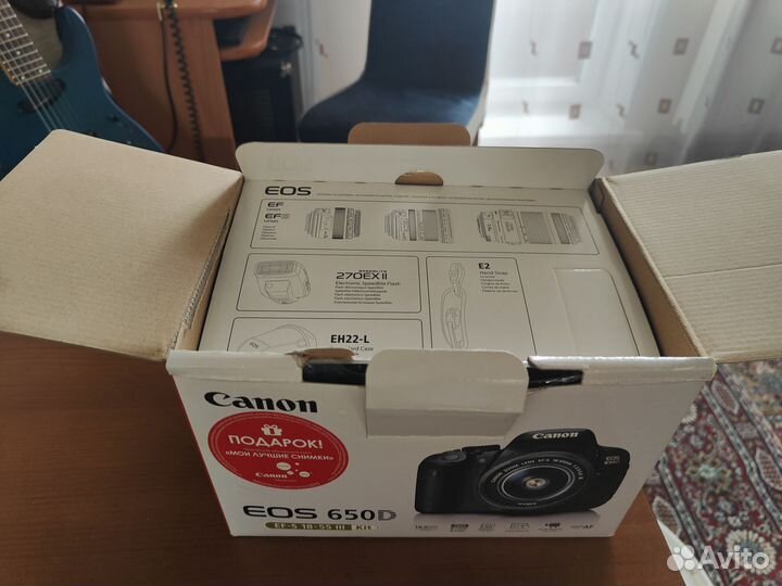 Зеркальный фотоаппарат canon eos 650d