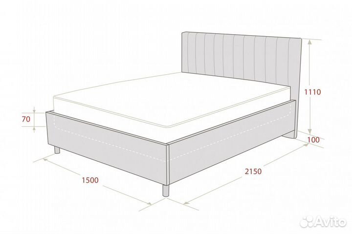 Продам кровать с подъемным механизмом
