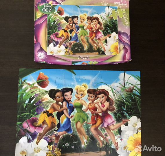 Пазлы детские для девочек