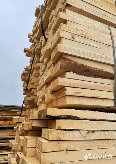 Доска обрезная 25х100х6000