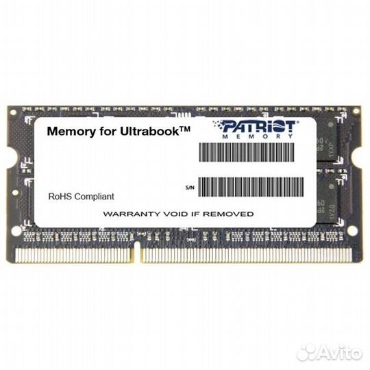 Модуль памяти SO-dimm DDR3L 8Gb PC12800 #215292