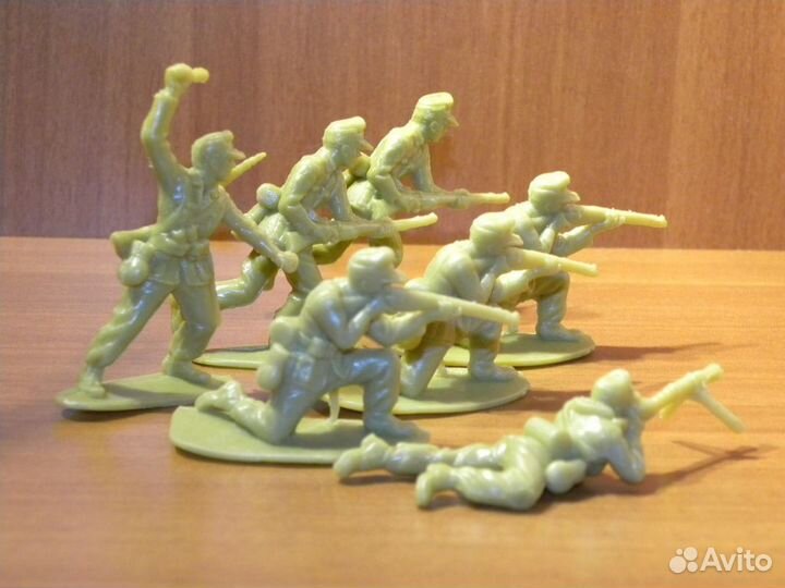 Солдатики пластмассовые немецкая пехота