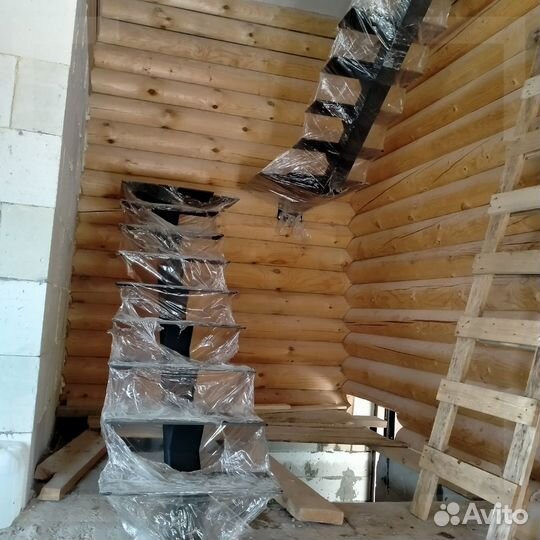 Лестницы на металлокаркасе
