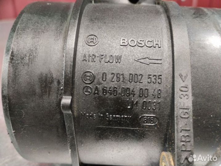 Расходомер воздуха Mercedes E-Class W211 OM646 2.2