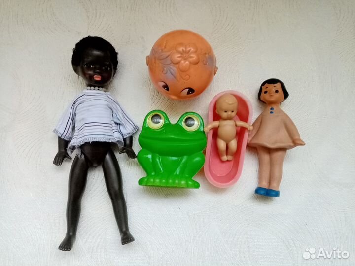 Кукла резиновая, пластиковая СССР