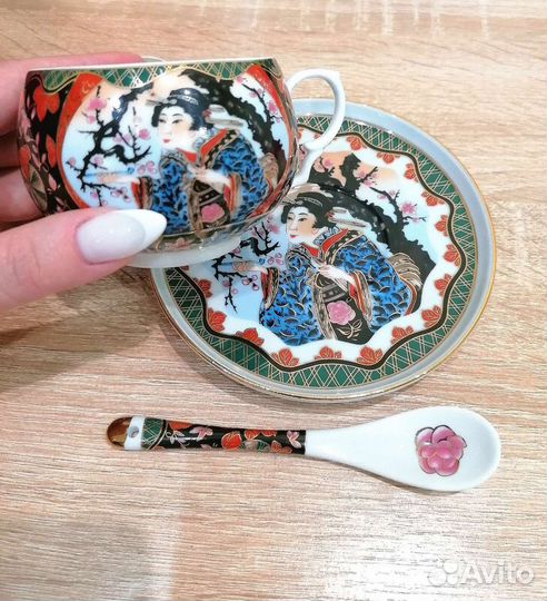 Чайная пара костяной фарфор 