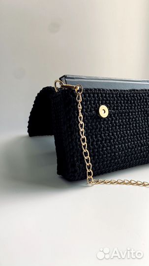 Вязаная сумка кросс-боди. Изделие ручной работы