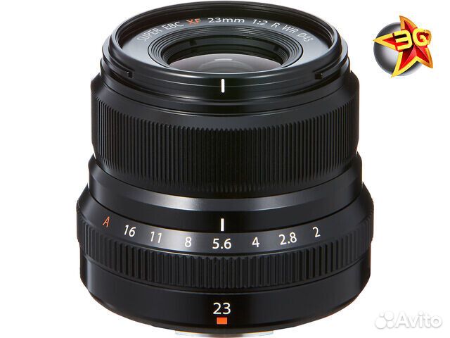 Объектив Fujifilm XF 23mm f/1.4 R Black