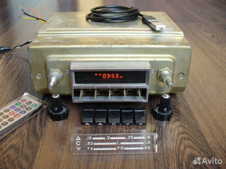 Радио приемник газ-24 ат-66 Модернизированное