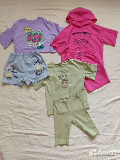 Пакет летних вещей на девочку 122-128 р