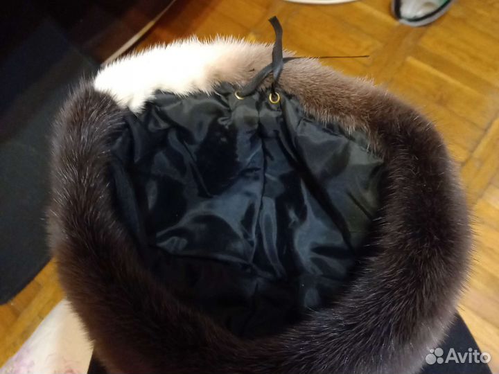 Шапка норковая жен