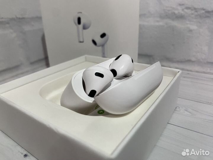 Наушники Apple AirPods 3 (Гарантия + Чехол)