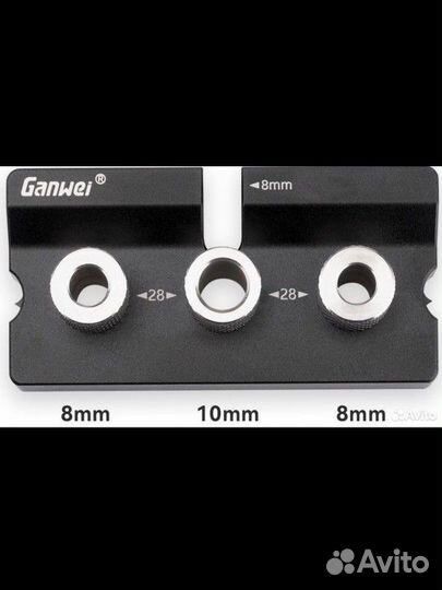 Мебельный кондуктор для сверления и шкантования