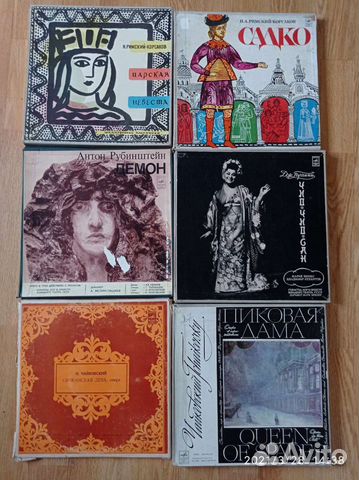 Виниловые пластинки.Оперы