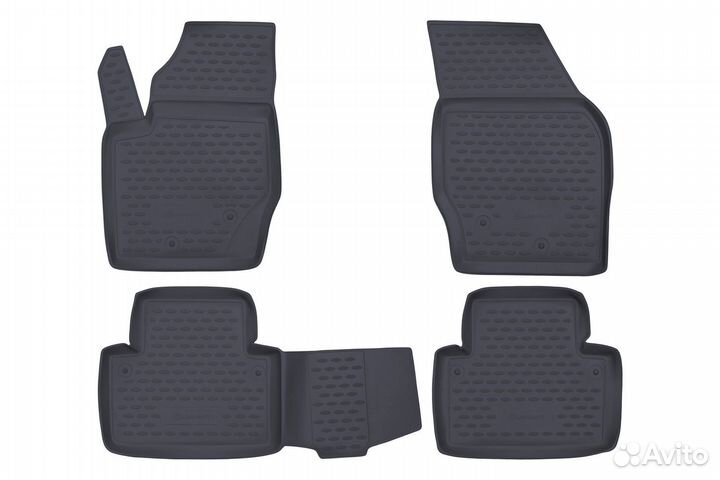 Коврики в салон volvo XC90 2002-2015, 4 шт. (полиу