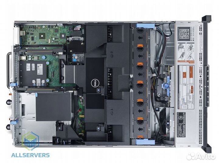 Сервер dell R730 H730 8*sff 2xE5-2683v4 384GB