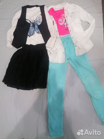 Детские вещи пакетом для девочки 110 116